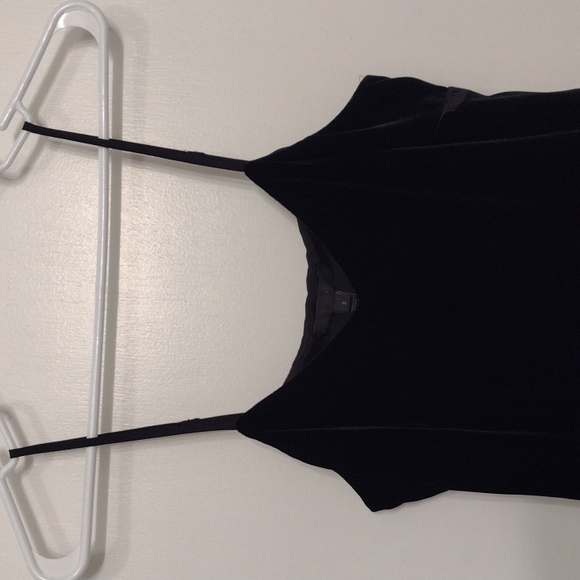NEW NWT J. Crew Black Silk Velvet Peplum Cami Size 2 - Picture 4 of 16